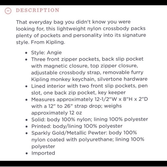 Kipling crossbody - Picture 9 of 9